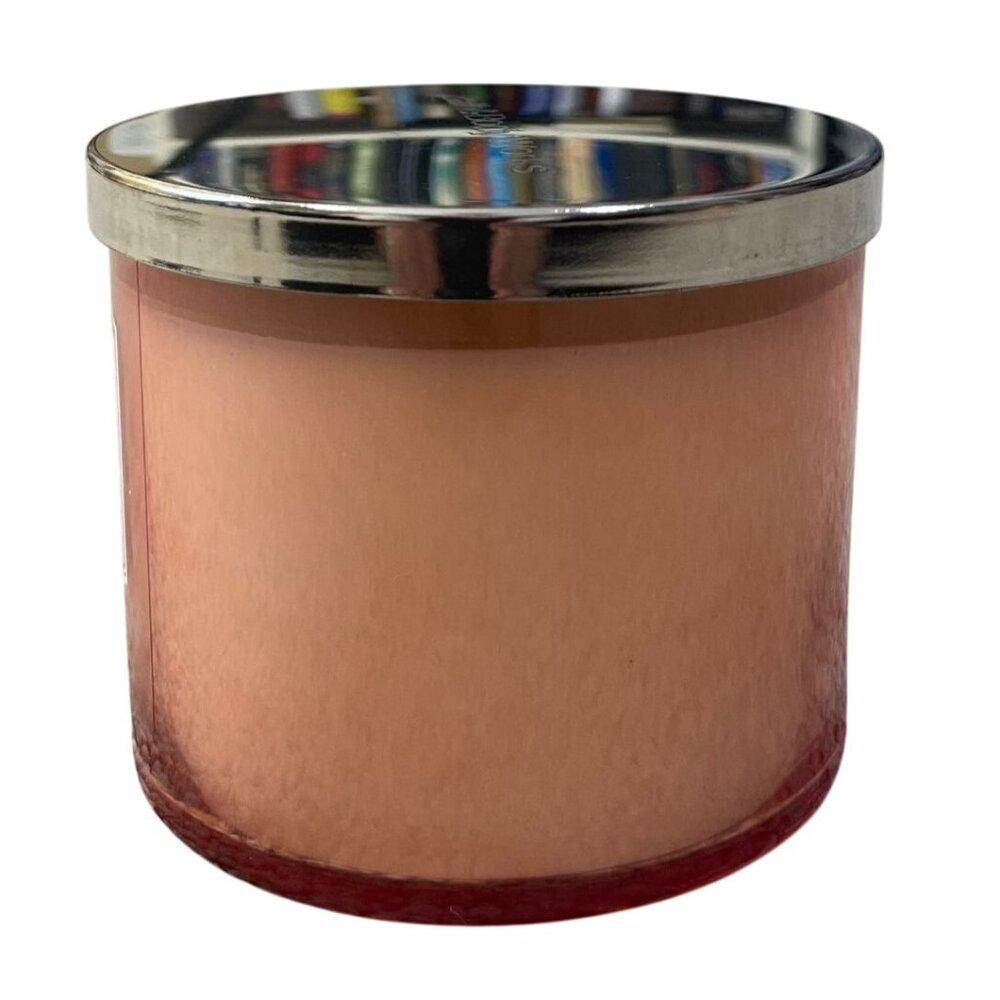 Bath & Body Works Peach Bellini Scented Candle 3 Wick 14.5oz - Picture 2 of 8
